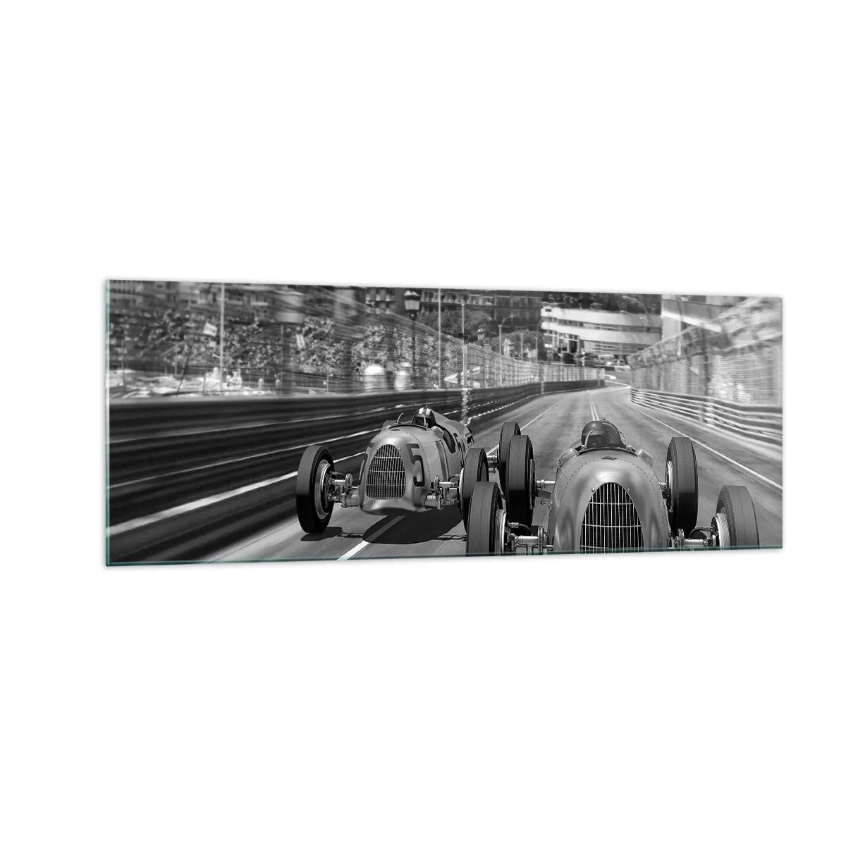 Billede på glas - Der var engang i Monte Carlo - 140x50 cm