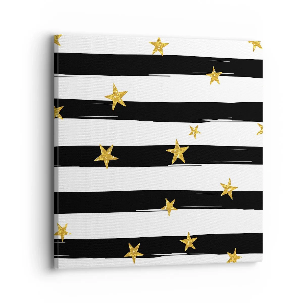 Lærredstryk - Billede på lærred - Vi blev alle født under en heldig stjerne - 40x40 cm