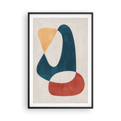 Plakat i sort ramme - Påvirkninger og metamorfoser - 61x91 cm