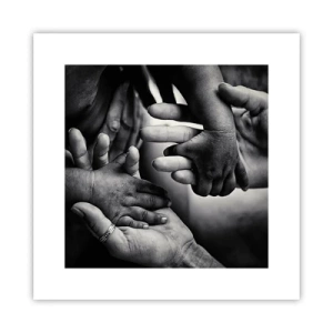 Plakat - At være menneske - 30x30 cm