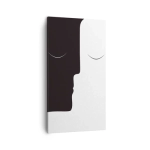 Lærredstryk - Billede på lærred - Modsætningernes enhed - 45x80 cm