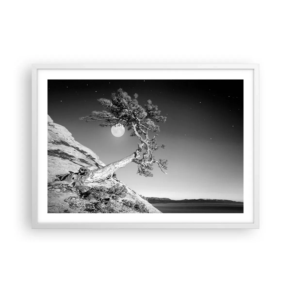 Plakat i hvid ramme - Den sejrrige kriger - 70x50 cm