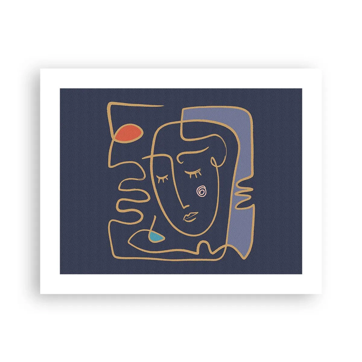 Plakat - I drømmerier - 50x40 cm