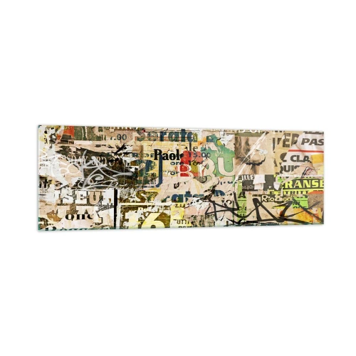 Billede på glas - Åh, det er ved at ske... - 160x50 cm