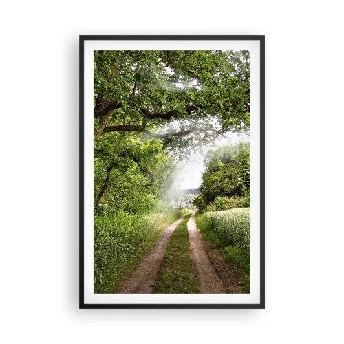 Plakat i sort ramme - Et in Arcadia ego - 61x91 cm