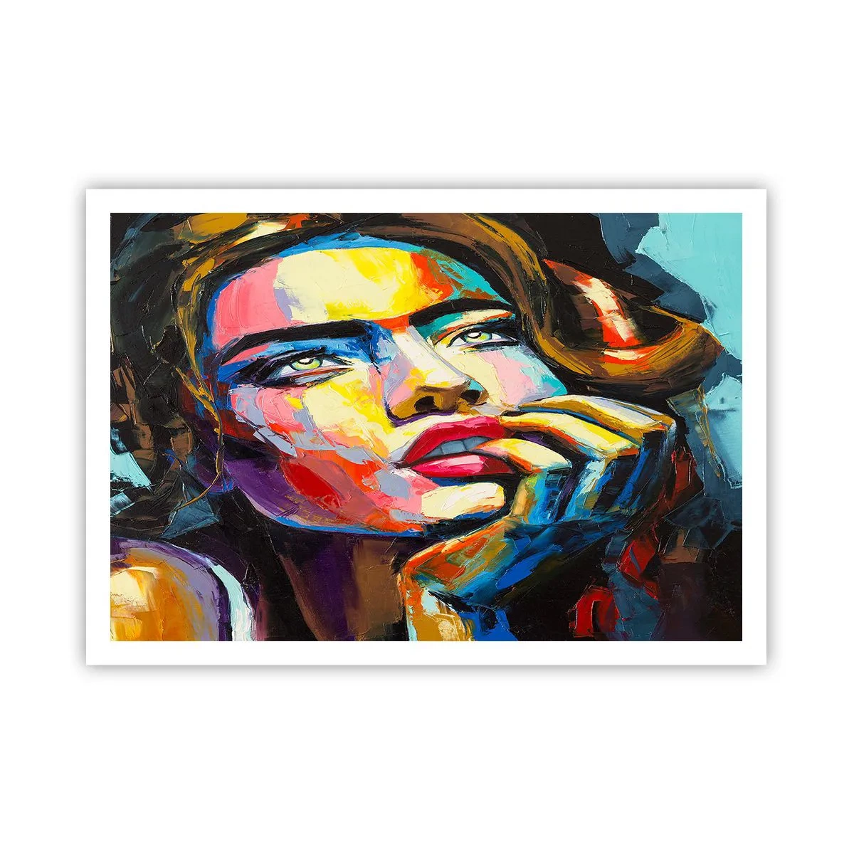 Plakat - Drømme som fugle svæver gennem himlen - 100x70 cm