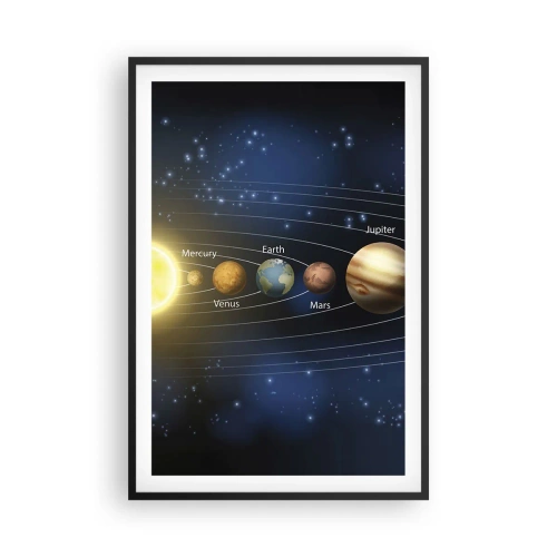 Plakat i sort ramme - En ud af ti - 61x91 cm