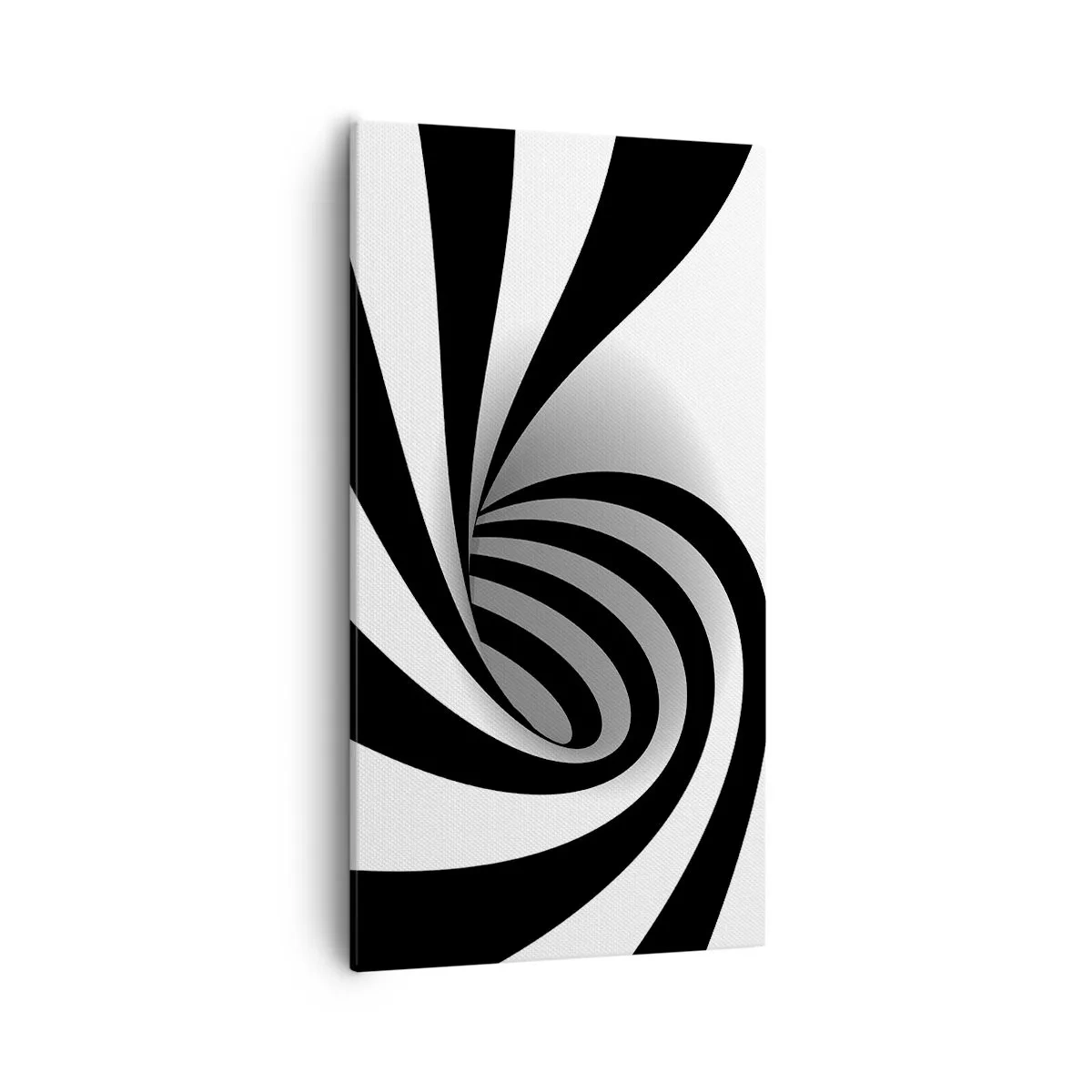 Lærredstryk - Billede på lærred - Og alligevel snurrer den - 55x100 cm