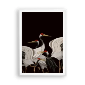 Plakat i hvid ramme - Fugle anliggender - 70x100 cm