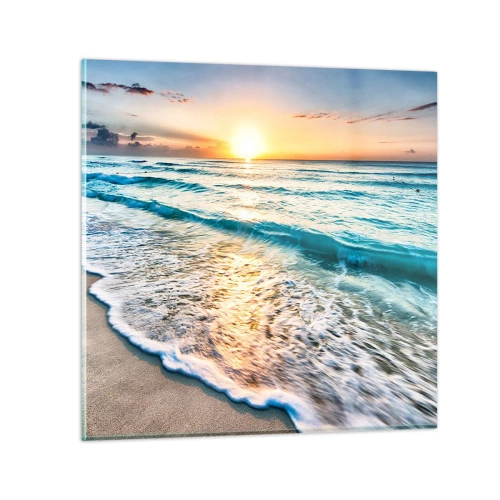 Billede på glas - Et synspunkt, der er værd at have - 70x70 cm