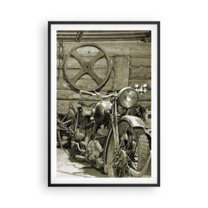 Plakat i sort ramme - I onkel Wladeks skur - 61x91 cm