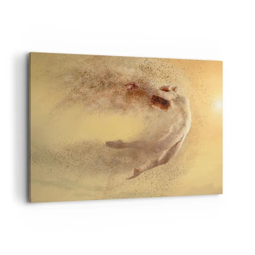 Lærredstryk - Billede på lærred - I dansende henrykkelse - 100x70 cm