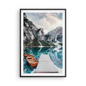 Plakat i sort ramme - Vi vil vise dig skønheden - 61x91 cm