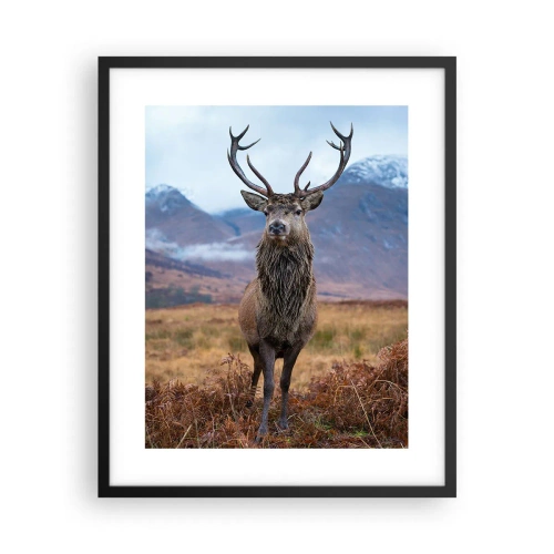 Plakat i sort ramme - På deres egen jord - 40x50 cm