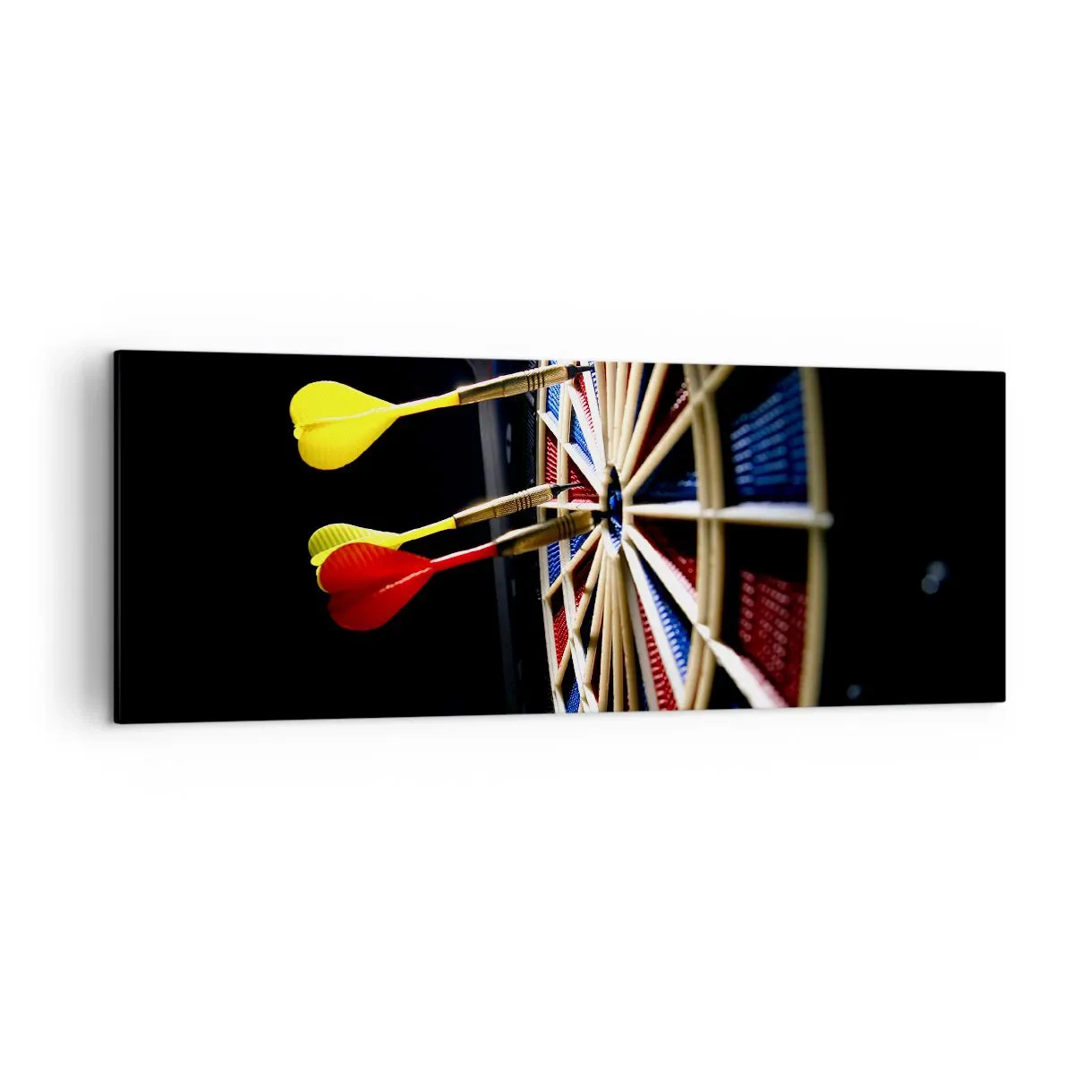 Lærredstryk - Billede på lærred - Lige til sagen - 140x50 cm