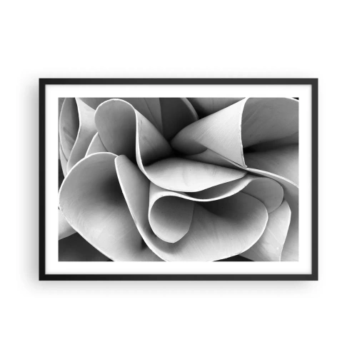 Plakat i sort ramme - Hvad der sker i rummet - 70x50 cm