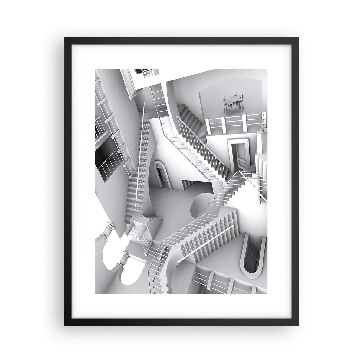 Plakat i sort ramme - Rummets paradokser - 40x50 cm
