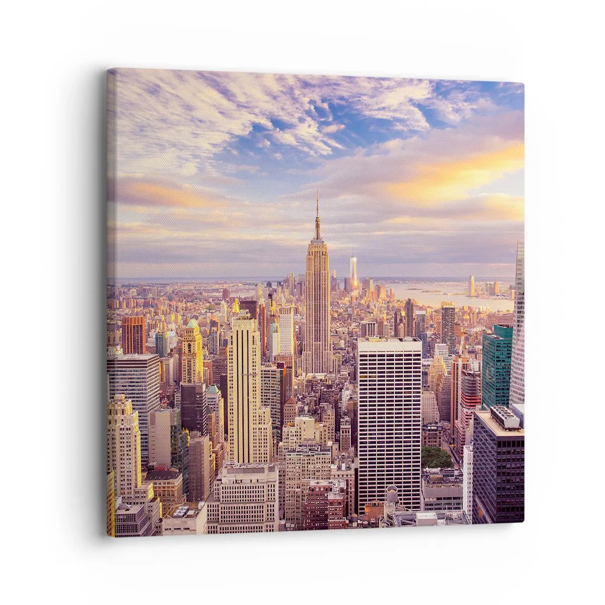 Lærredstryk - Billede på lærred - Ræk ud efter skyerne selv - 30x30 cm