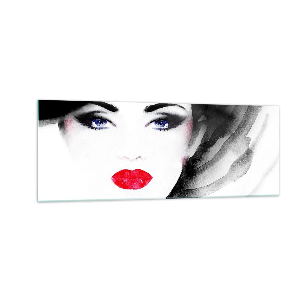 Billede på glas - Afviser og tilkalder - 140x50 cm