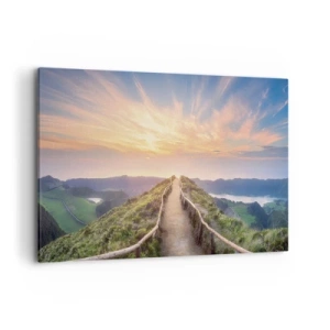 Lærredstryk - Billede på lærred - Tæt på himlen - 100x70 cm