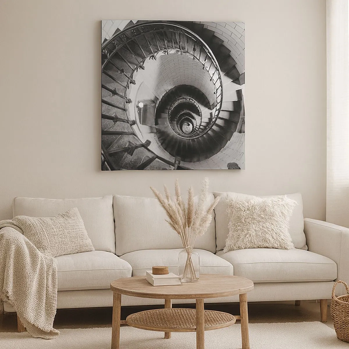 Lærredstryk - Billede på lærred - Højt og højere - 30x30 cm