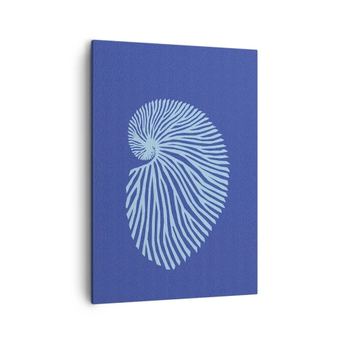 Lærredstryk - Billede på lærred - Fødsel af en skal - 50x70 cm