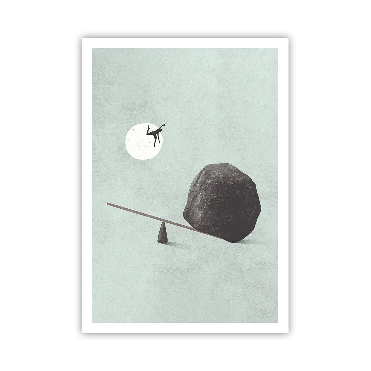 Plakat - En drøm går i opfyldelse - 70x100 cm