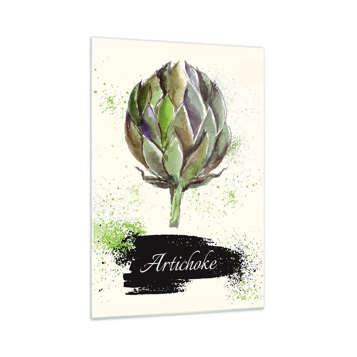 Billede på glas - Eviva grøntsager! - 70x100 cm