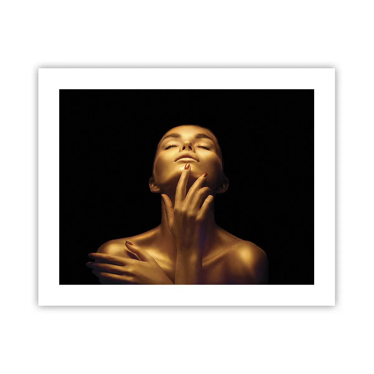 Plakat - Som gylden silke - 50x40 cm