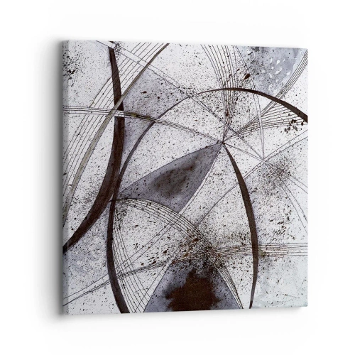 Lærredstryk - Billede på lærred - Futuristisk fantasi - 30x30 cm