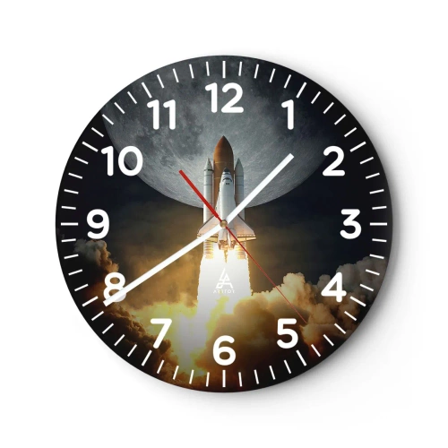 Vægur, Uret - Begyndelsen på et overjordisk eventyr - 30x30 cm