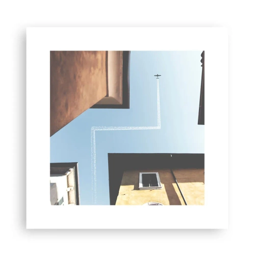 Plakat - Over den urbane labyrint - 30x30 cm