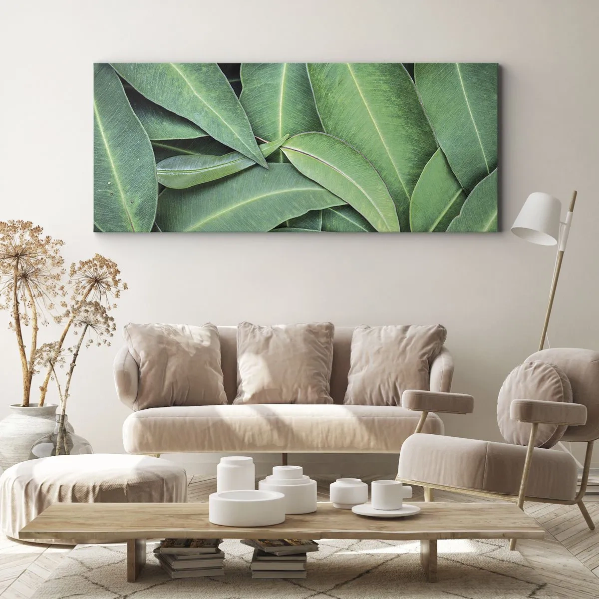 Lærredstryk - Billede på lærred - Saftig og frisk - 100x40 cm