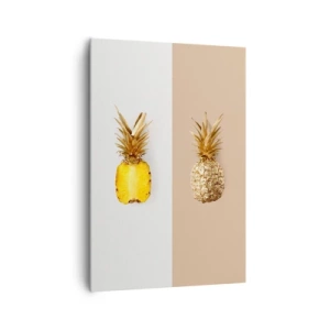 Lærredstryk - Billede på lærred - Ananas til os - 70x100 cm