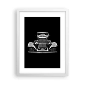 Plakat i hvid ramme - En sand genelman - 30x40 cm