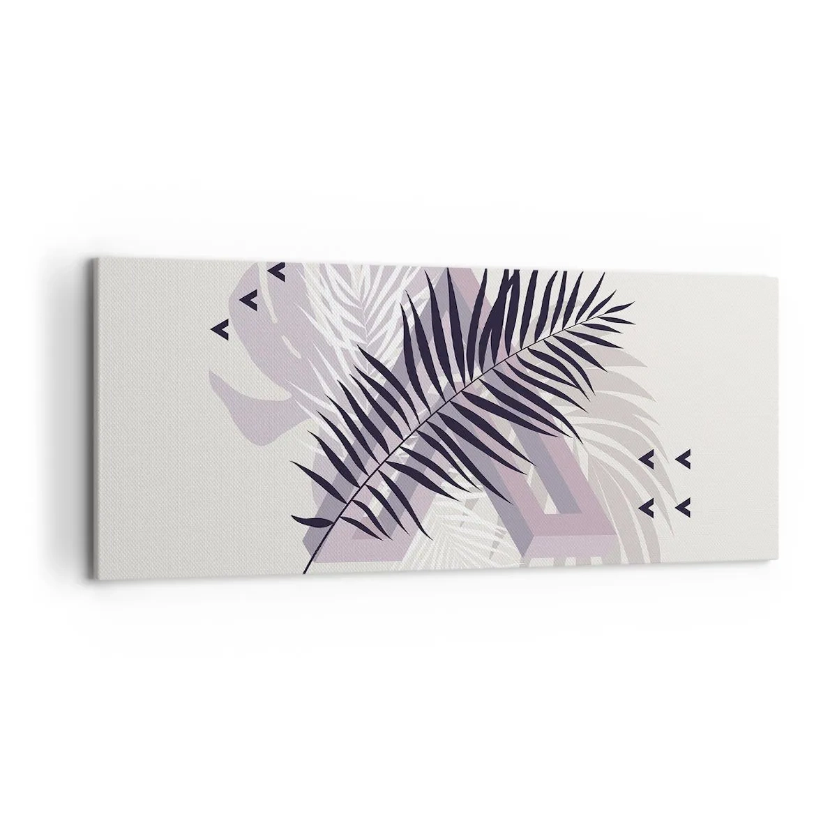 Lærredstryk - Billede på lærred - Skygge af en skygge - 120x50 cm