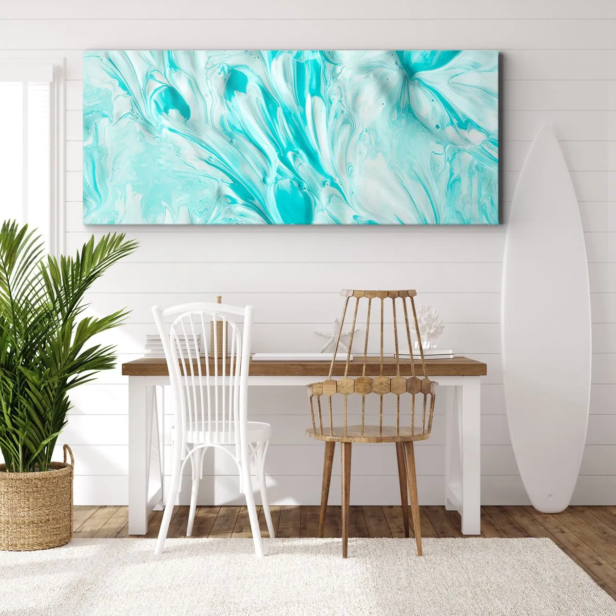 Lærredstryk - Billede på lærred - For altid sammen - 100x40 cm