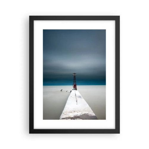 Plakat i sort ramme - At møde det uendelige - 30x40 cm