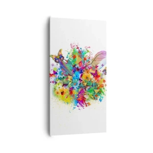 Lærredstryk - Billede på lærred - En buket af glæde - 65x120 cm