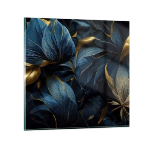 Billede på glas - Foret med guld - 30x30 cm