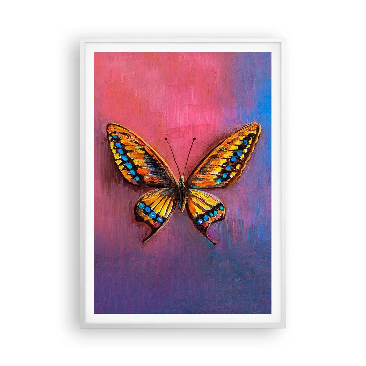 Plakat i hvid ramme - Naturens juvel - 70x100 cm