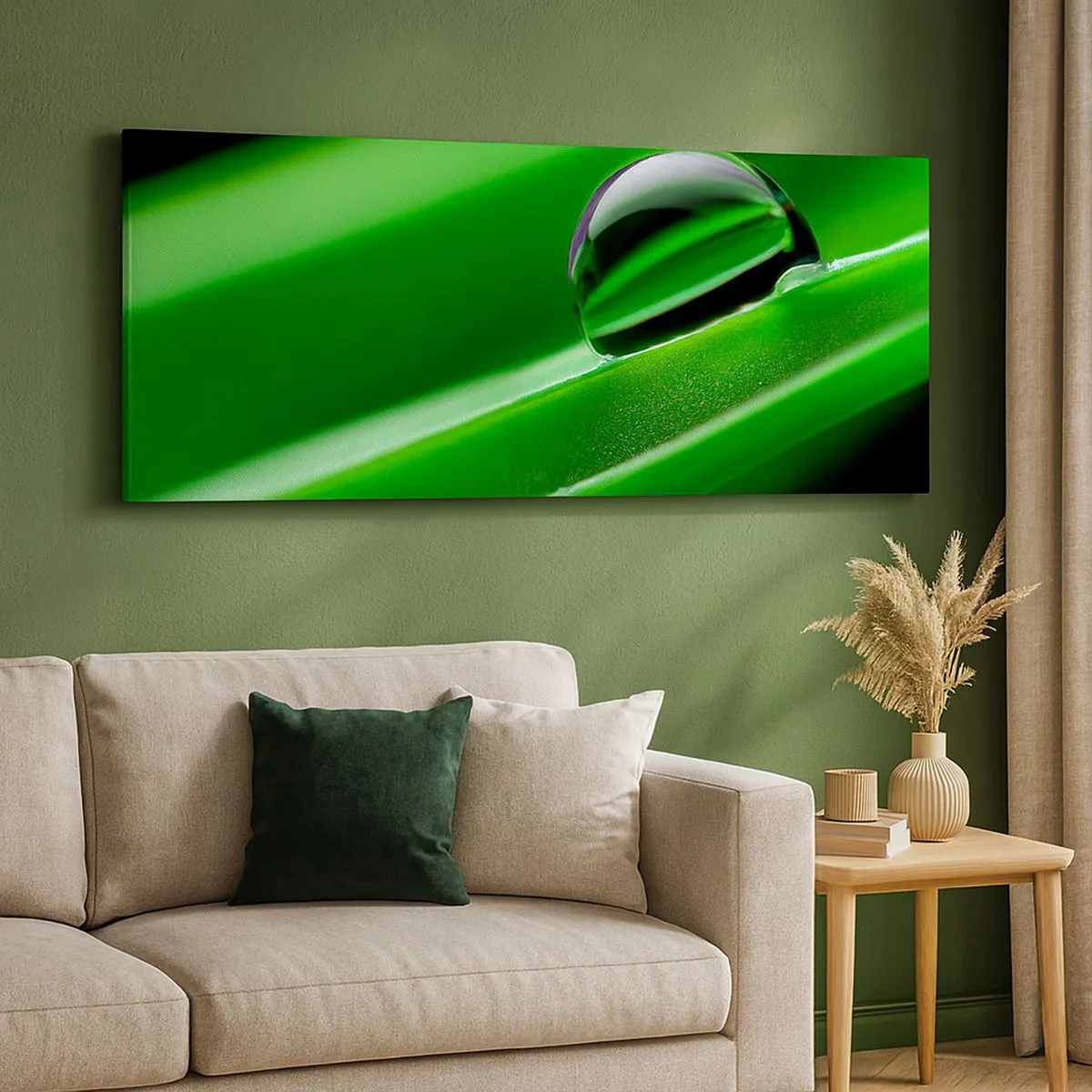 Lærredstryk - Billede på lærred - Livet på tæt hold - 100x40 cm