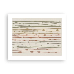 Plakat - Musikalsk farvenotation - 50x40 cm