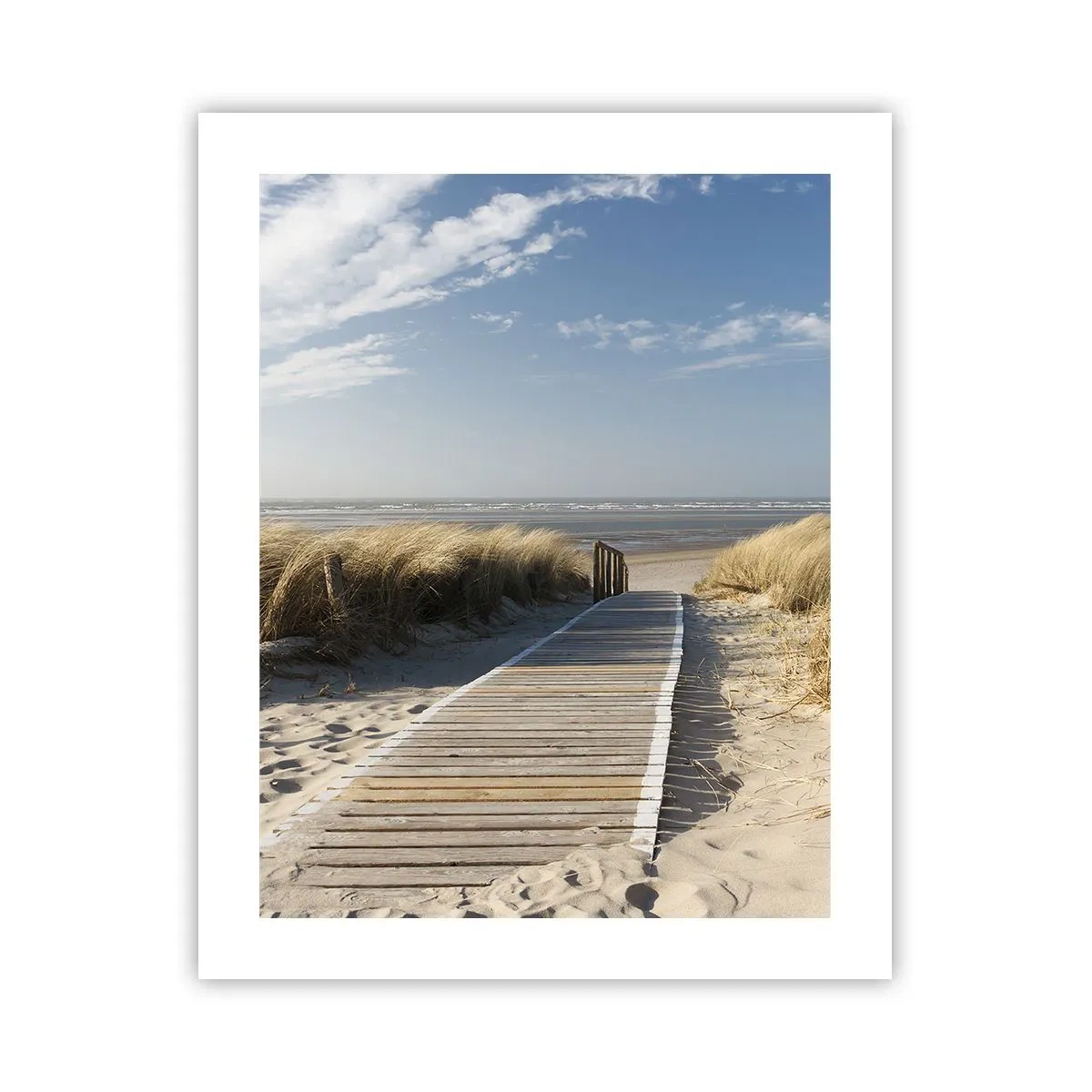 Plakat - Bag klitten, i græssets summen - 40x50 cm