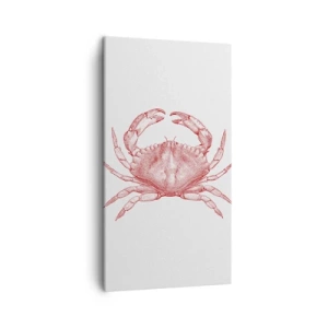 Lærredstryk - Billede på lærred - Krabbe over krabber - 45x80 cm