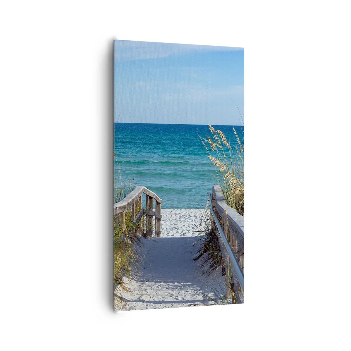 Lærredstryk - Billede på lærred - I solen, i vinden - 65x120 cm