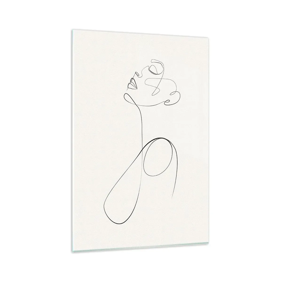 Billede på glas - Sløjfet i drømme - 80x120 cm