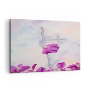 Lærredstryk - Billede på lærred - Delikat som en blomst - 100x70 cm