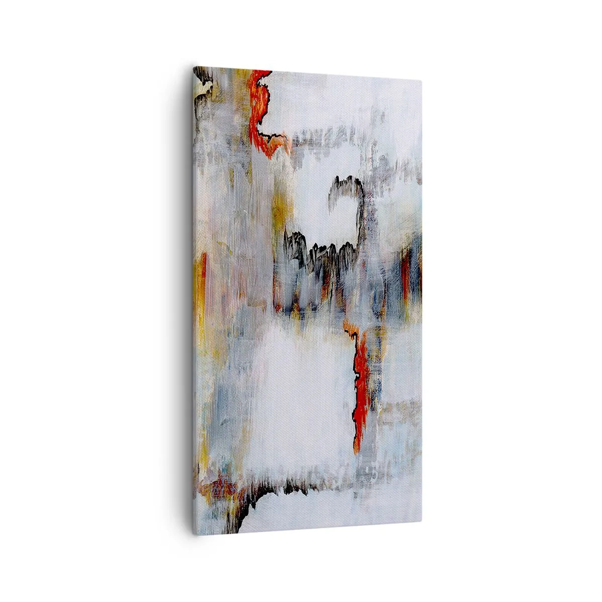 Lærredstryk - Billede på lærred - En pind på vandet - 55x100 cm