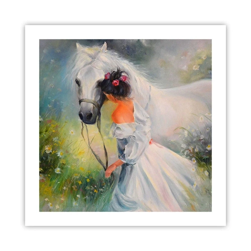 Plakat - Som fra en smuk drøm - 50x50 cm
